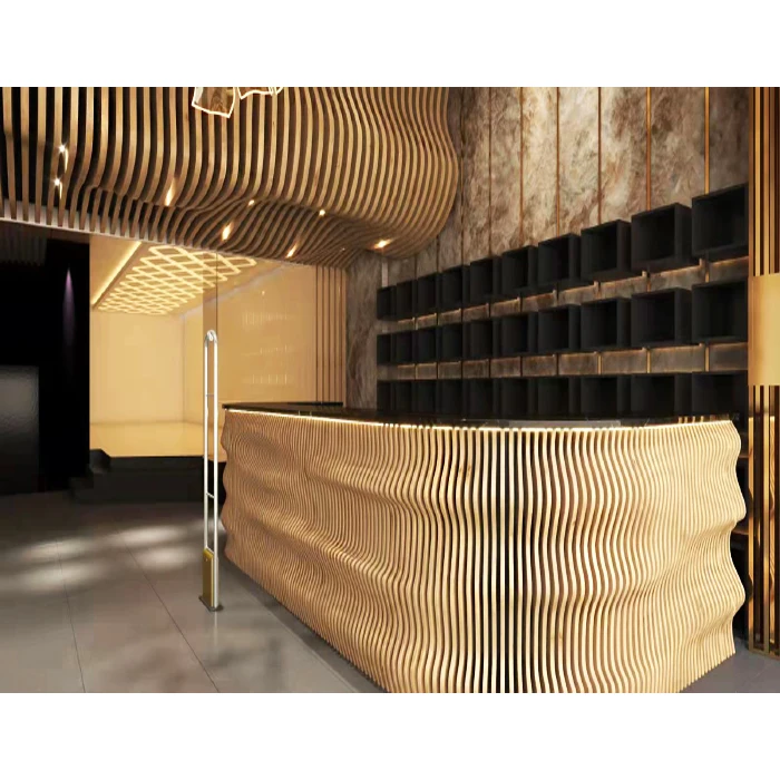 Oem Factory Aluminium Wave Profil Aluminium Profiles Extrusion  Aluminum Tube Profile For Ceiling Wall Decoration Material