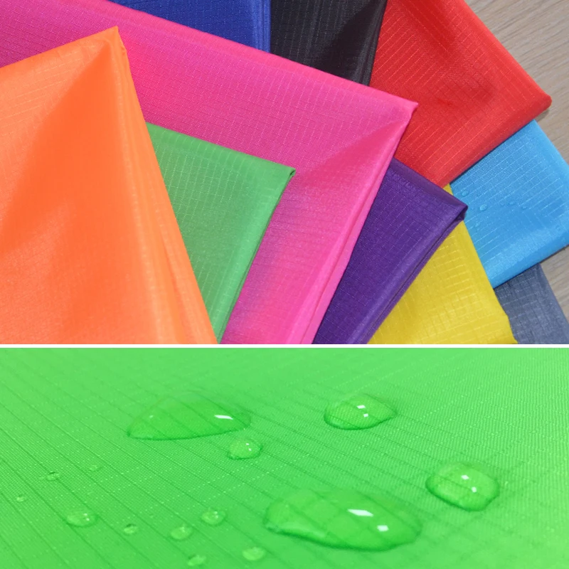 waterproof 10d 15d 20d ultralight nylon ripstop clear nylon fabric  with down proof finish for jacket