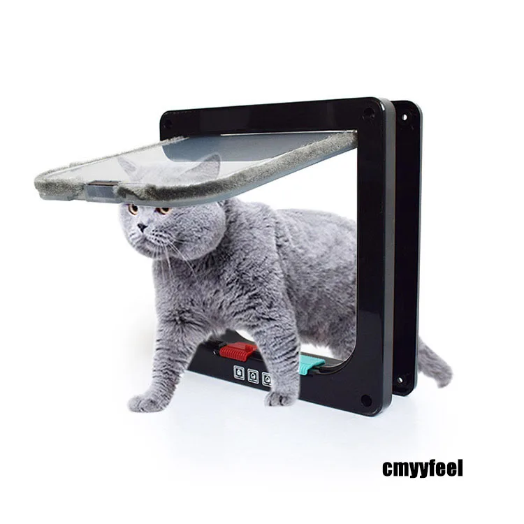 Pet supplies pet door can control direction cat door opening dog door opening pet cat door