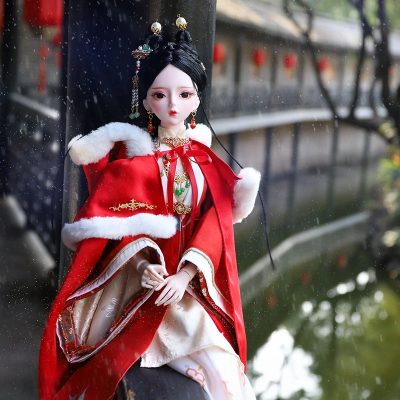  Восточное очарование 60 см BJD куклы для китайского весеннего подарка игрушки имитация