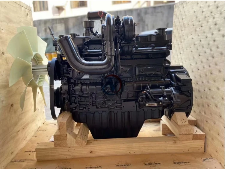 Doosan DB58 DB58T DB58TIS Complete Engine Assy DB58T Engine Assembly For Develon DH220-5 DH225-7 DH300-7 Bo Bcat Excavator Parts