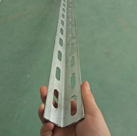 Hot-dip galvanized multi-function triangle iron bracket cold-plated punching universal angle steel 30*30 row hole L-shaped steel