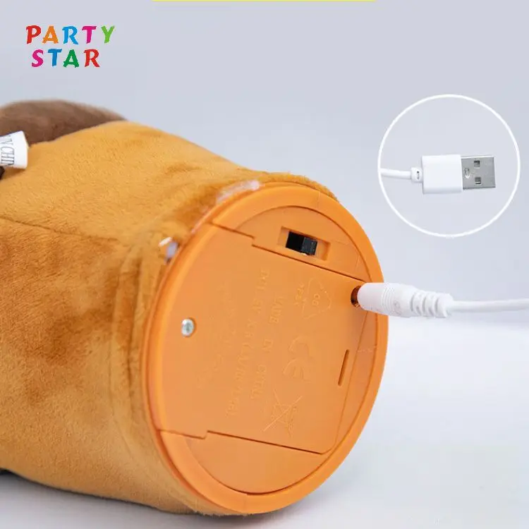 Hot Sale Dancing Plush Toy Twisting Dance Cactus Recording Musical Singing Cactus