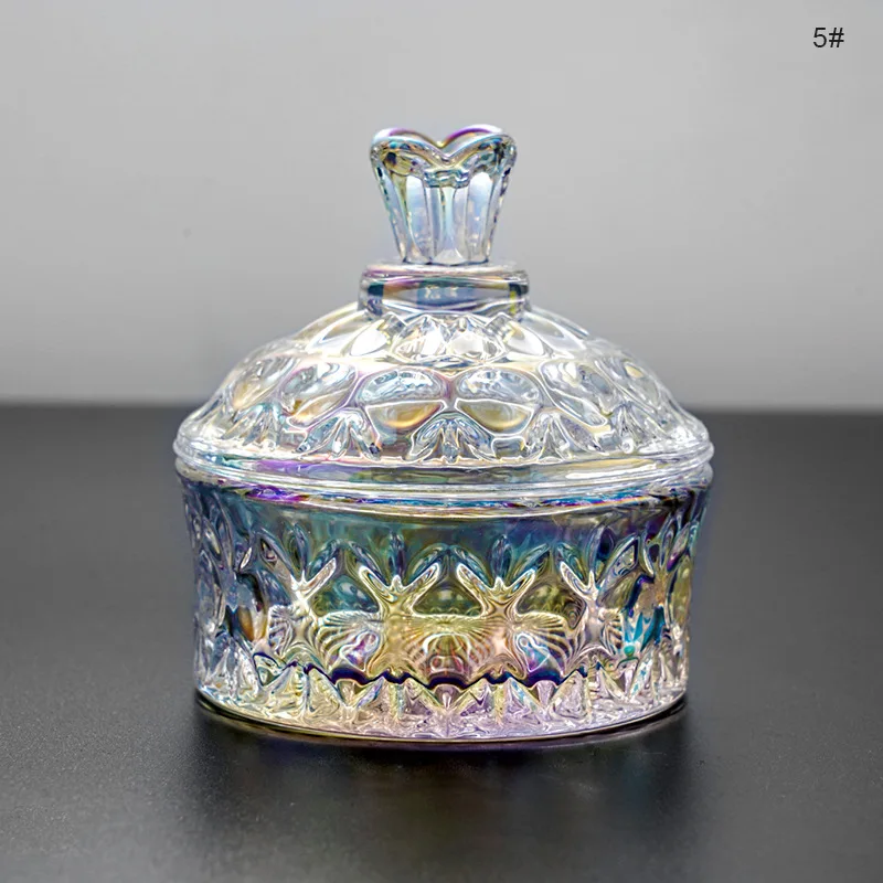 2022 OEM LOGO Sample Nail liquid Bottle Holographic Dappen  Glass Acrylic Crystal Dish Acrylic Nail Dapping Dish