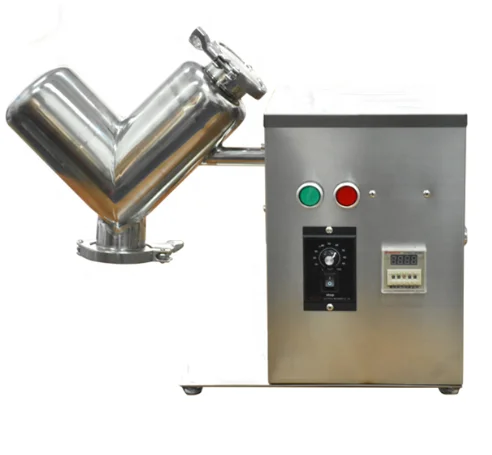 VH Series Pharmaceutical Dry Powder Granule Agitator Mixing Machine, Lab V Type Powder Blender Mixer