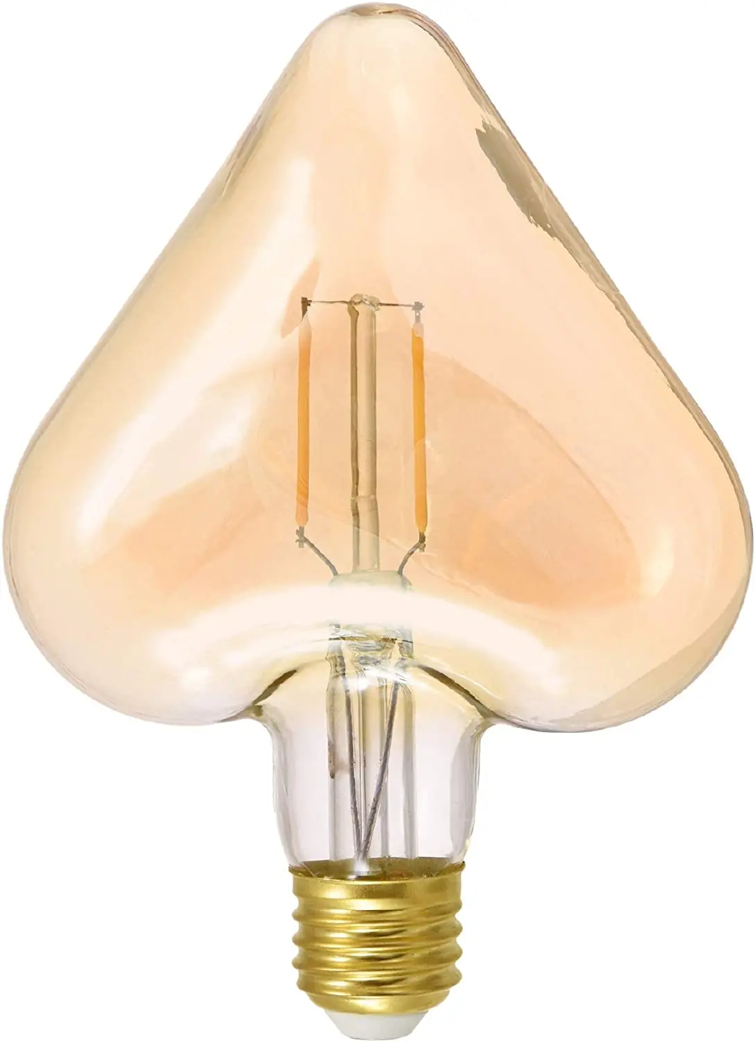 Wholesale Heart Shaped Retro Edison Bulb LED Filament Vintage Lamp Decorative Light
