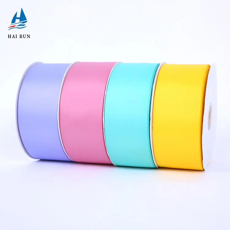 Factory OEM 75mm 3 inch personalized grosgrain ribbon Custom ribbon Decorative flower ribbon roll