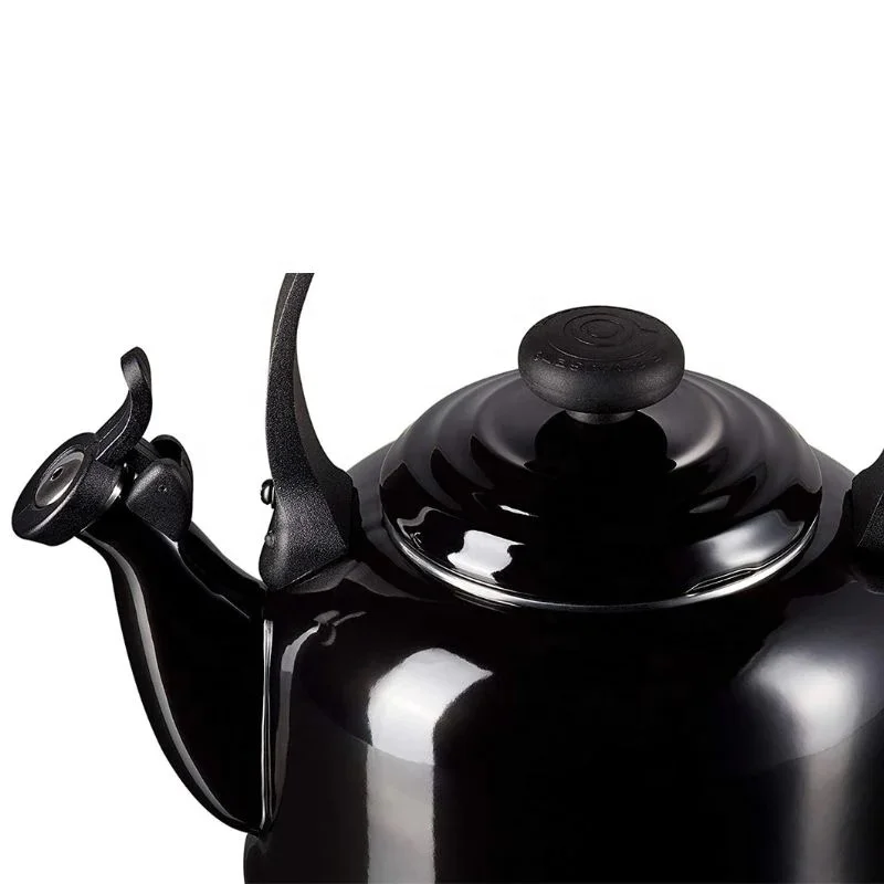 2.1L Traditional Whistling Enamel Teapot Kettle Meringue  Emaye Emaille Colorful Red Blue Ollas de Peltre AVON Full Decals
