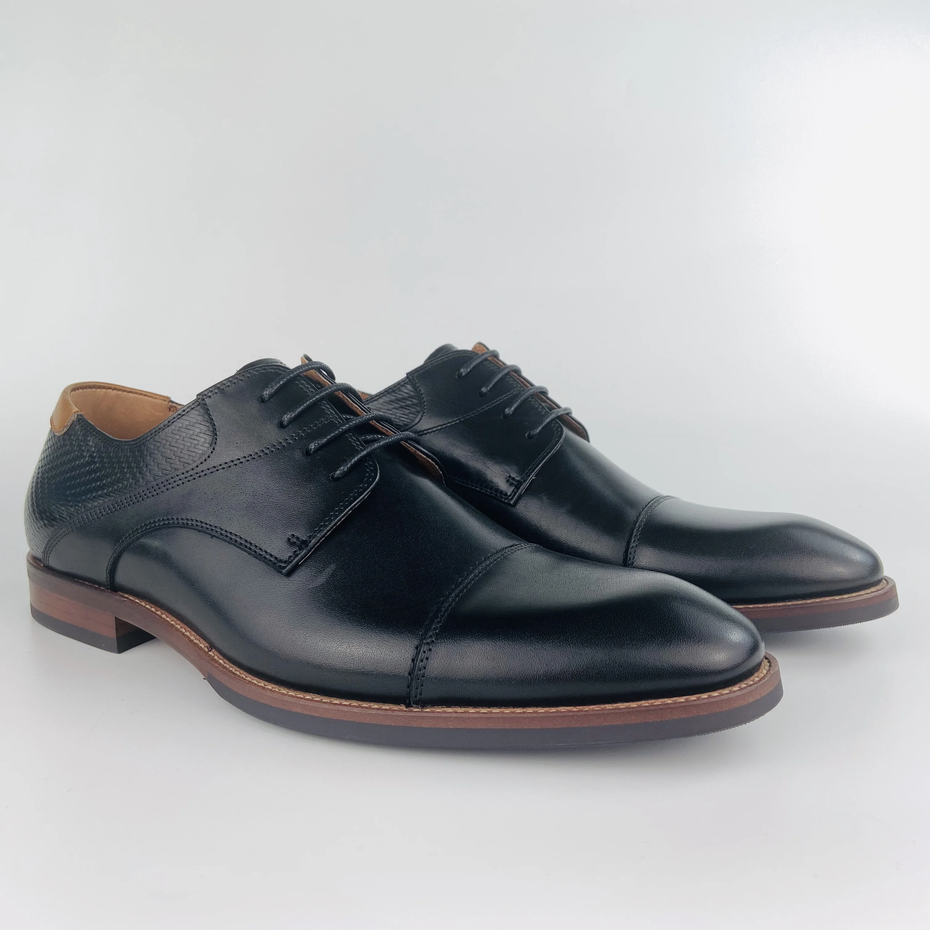 Custom Formal PU Leather Upper Men Dress Shoes for Business and Office