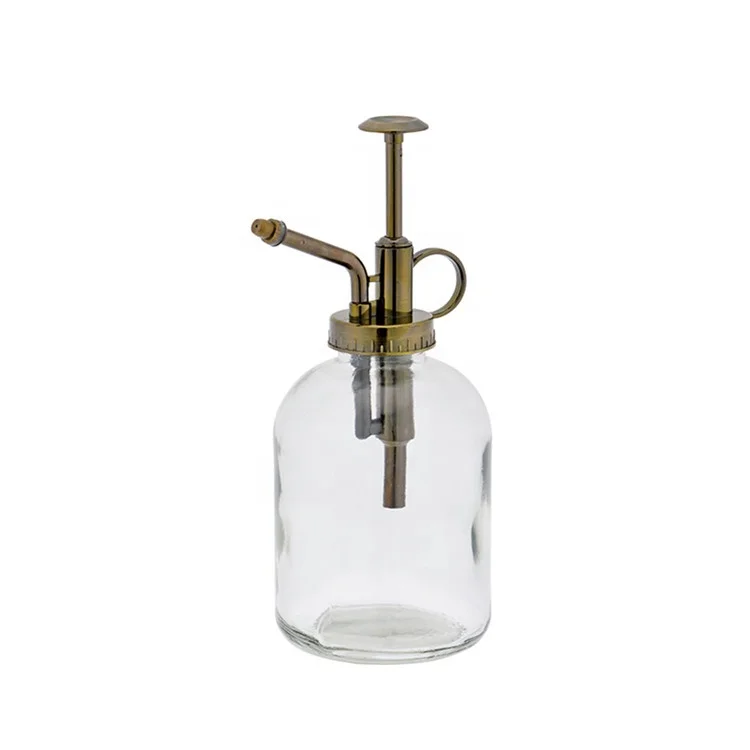 Wholesale Customized 300Ml Empty Clear Airless Pump Glass Shampoo Dispenser Spray Bottle With Lotion Pump Soap Factory China