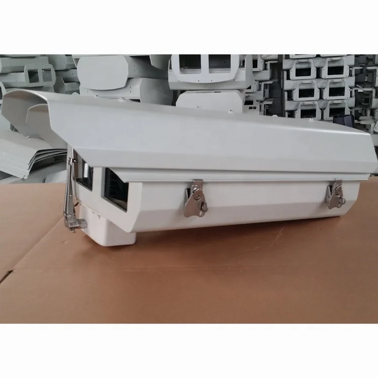 double window camera housing with wiper heater fan