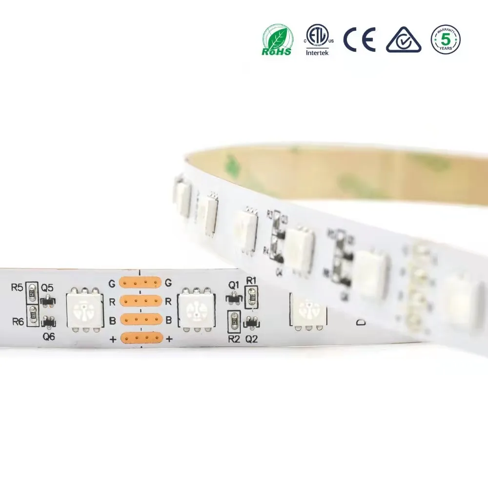 Умная Светодиодная лента 5 м 10 Rgb 90 95 Cri Cinta Led 5054-120-cw-ip20-24lmde Metros -25 - 65