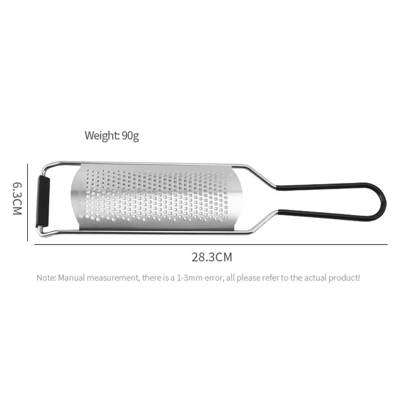 304 Stainless Steel Cheese Shredder Nutmeg Vegetables Fruits Potato Ginger Grater with Protective Cover Kitchen Tools