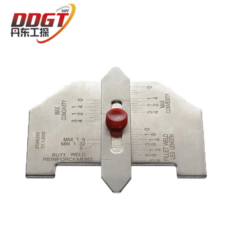Stainless Fillet Weld Gauge for Inspection Fillet Gauge Cam Type Weld Inspection Ruler