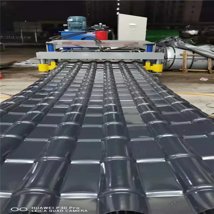 steel tile roll forming machine metal roofing panel making machine production line