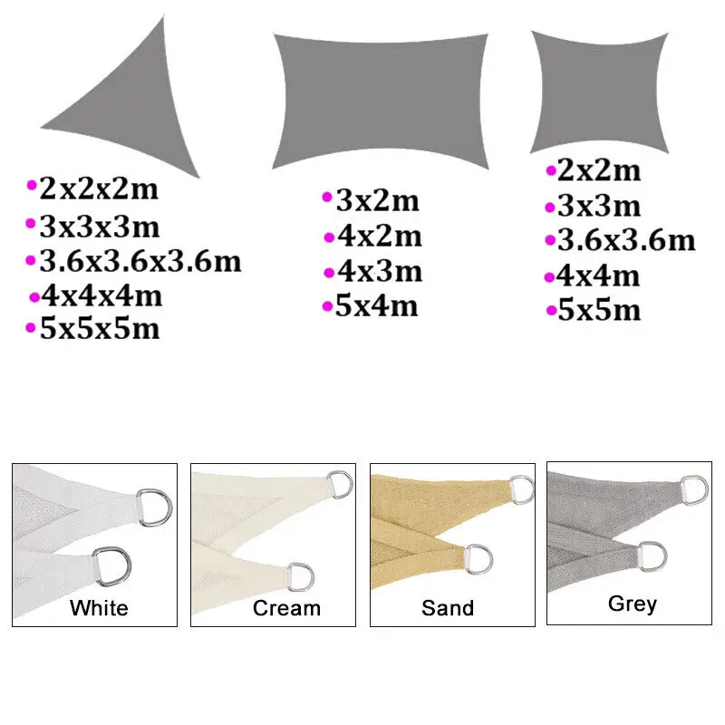 Hdpe retractable waterproof textil sun shade sail outdoor pole fabric canopy Cloth Sails& nets