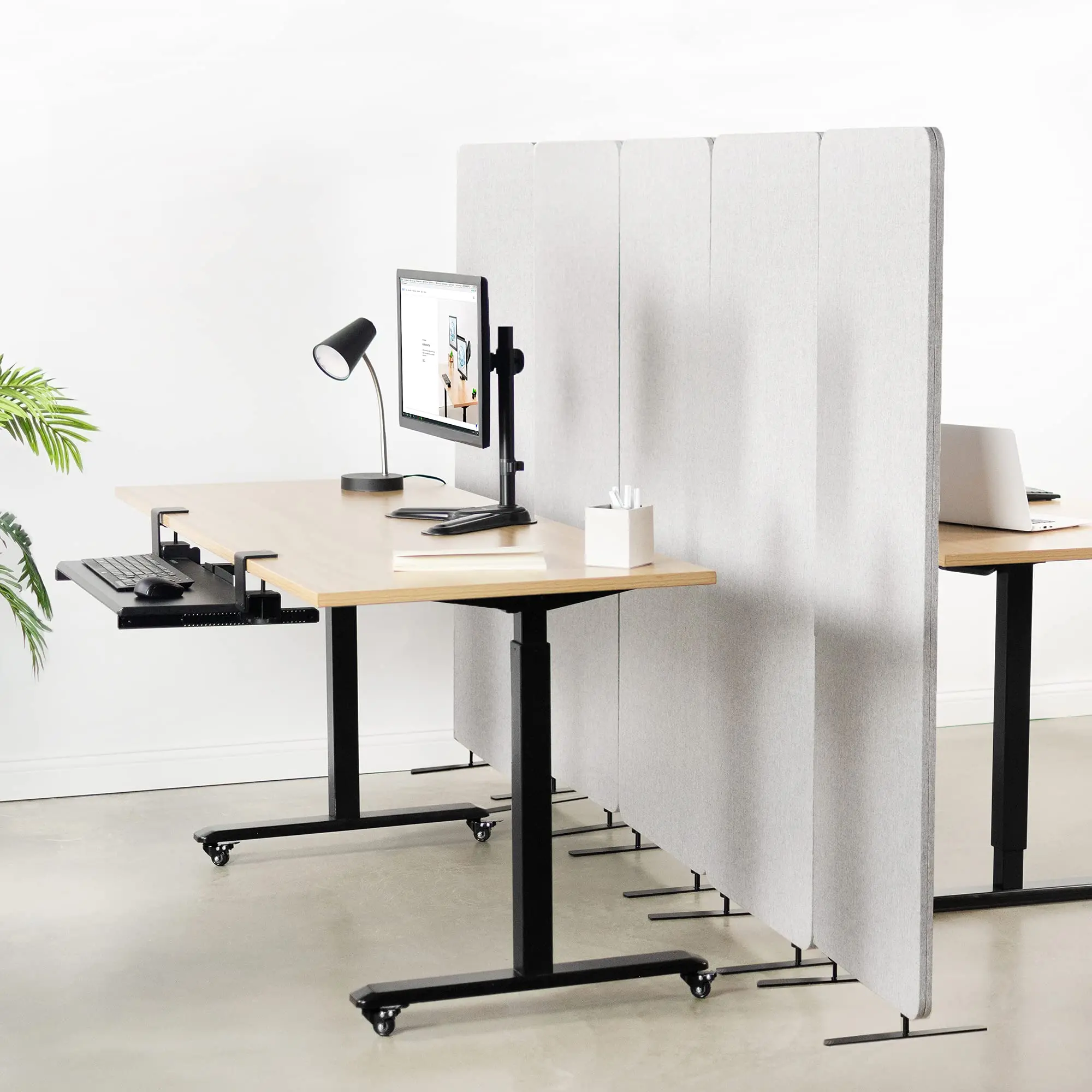 100% Polyester Fiber DIY Office Desk Divider Acoustic Partition Panels free standing  sound absorbing acoustic felt panel