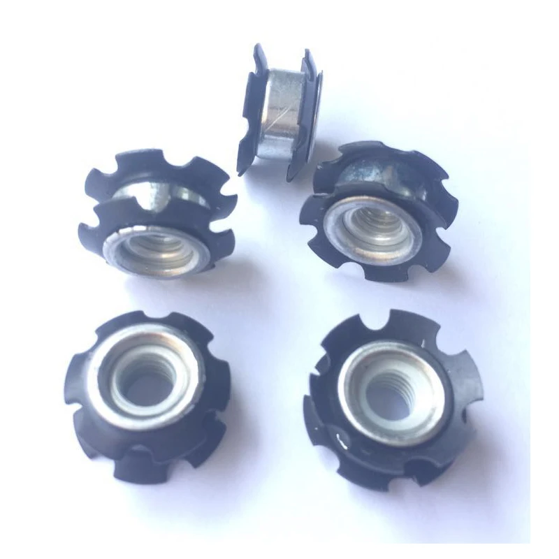 tube insert M6 M8 1/4 Threaded inserts for round tubes tube end nut