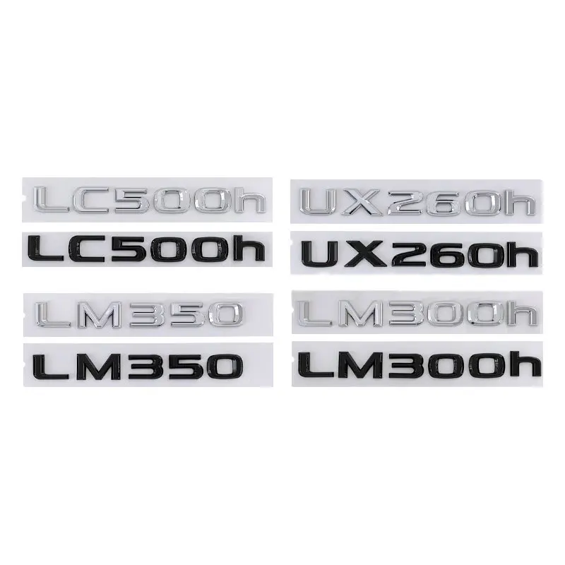LX470 LC500h LS400 LS500h RX350 RX450hL NX200t LM300h UX250h IS300 CT ES trunk label car sticker for Lexus rear tail refit decal