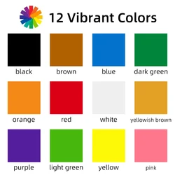 Набор акварельных красок для детей, объемная Акварельная краска, моющиеся акварельные краски в 12 видов цветов, идеальный инструмент для развлечения и обучения для K