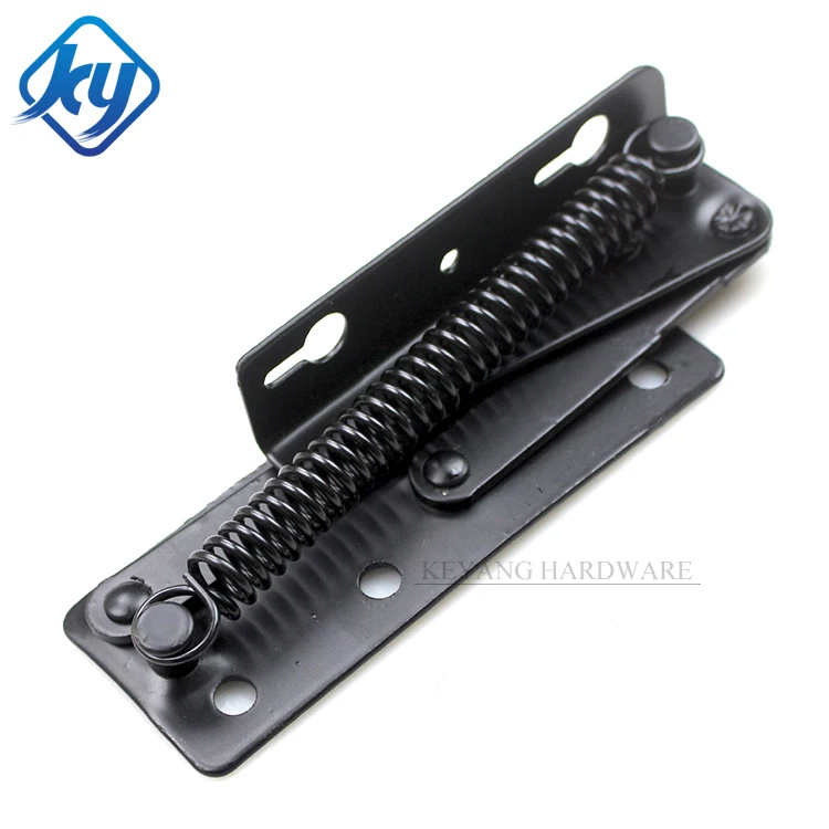 Iron Furniture Hinges Part Sofa Bed Storage Ottoman Hinge With Spring