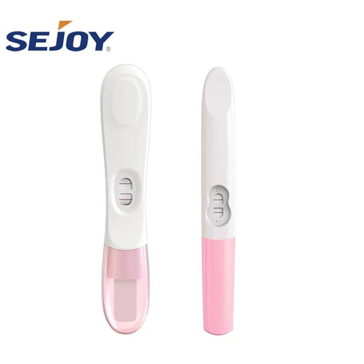 Sejoy CE 510K HCG Pregnancy Urine Rapid Test Strip Pregnancy Test Kit Manufacturers with Cassette Midstream