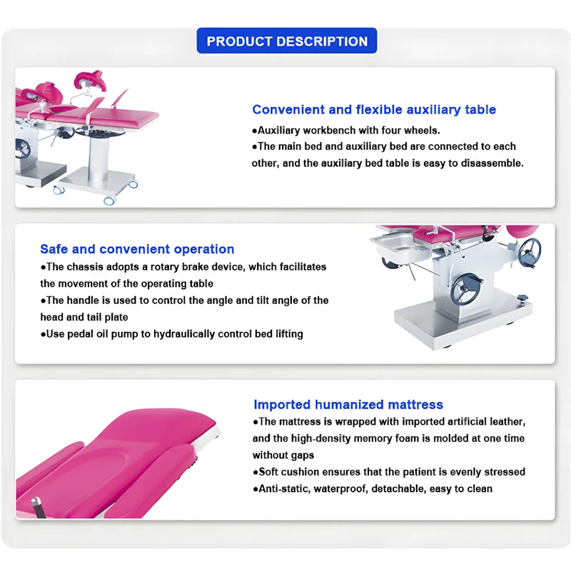 Medical Surgical Operation Room Equipment Gynecological Obstetric Bed Multi-Purpose Operating Theater Table Price