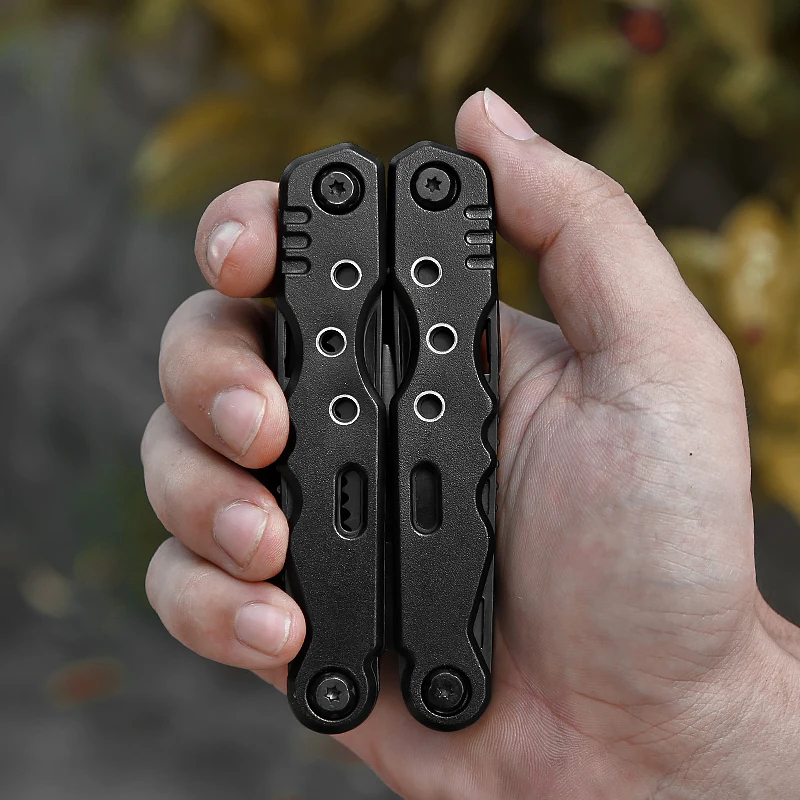 Stainless Steel Multitool Pliers with 13 in 1  Multi-function Outdoor Survival Portable Pocket Pliers