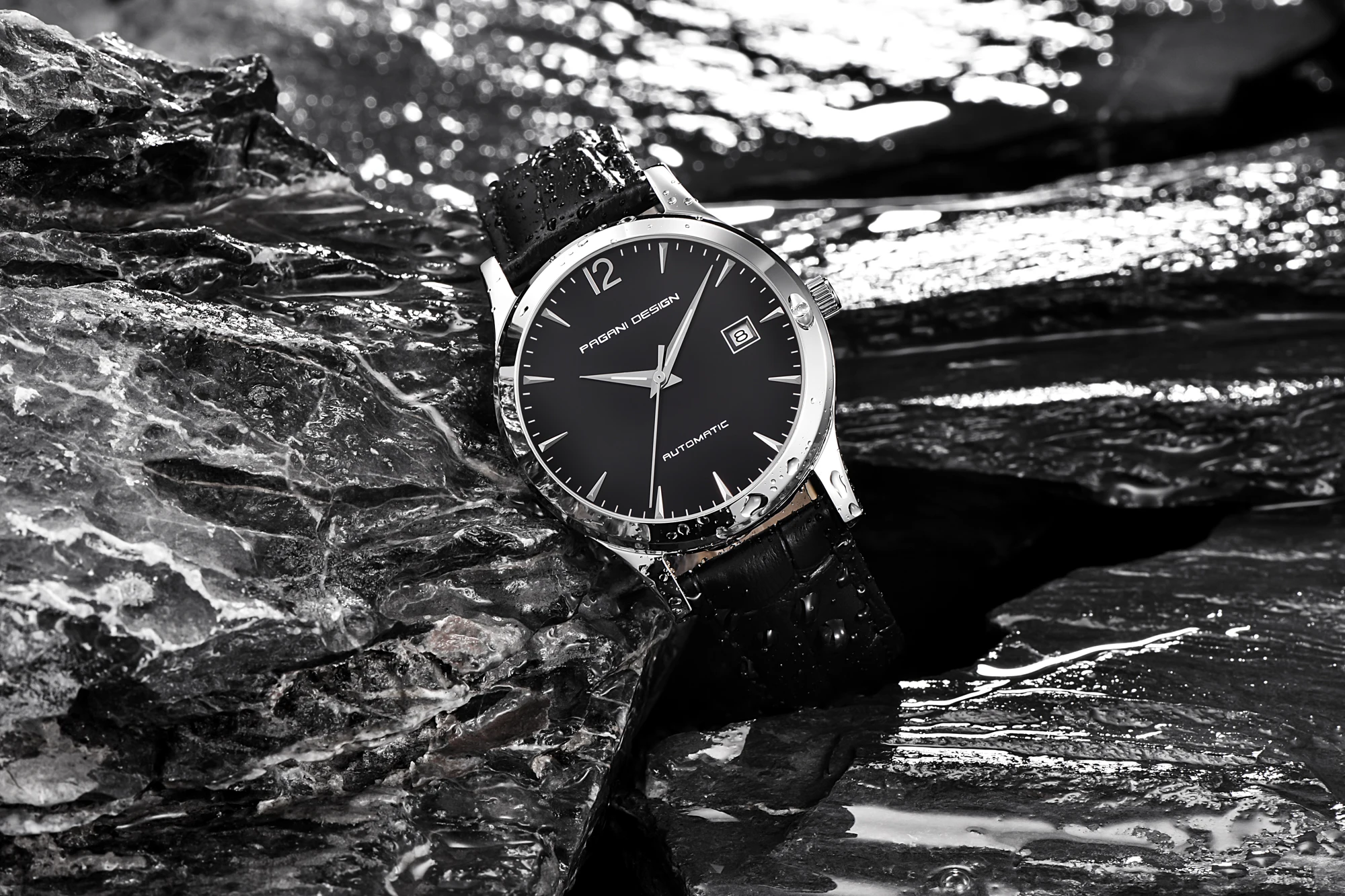 Custom logo horloge mans watch mechanical calendario fashion high-end 40mm big dial time watches men for luxury watches men