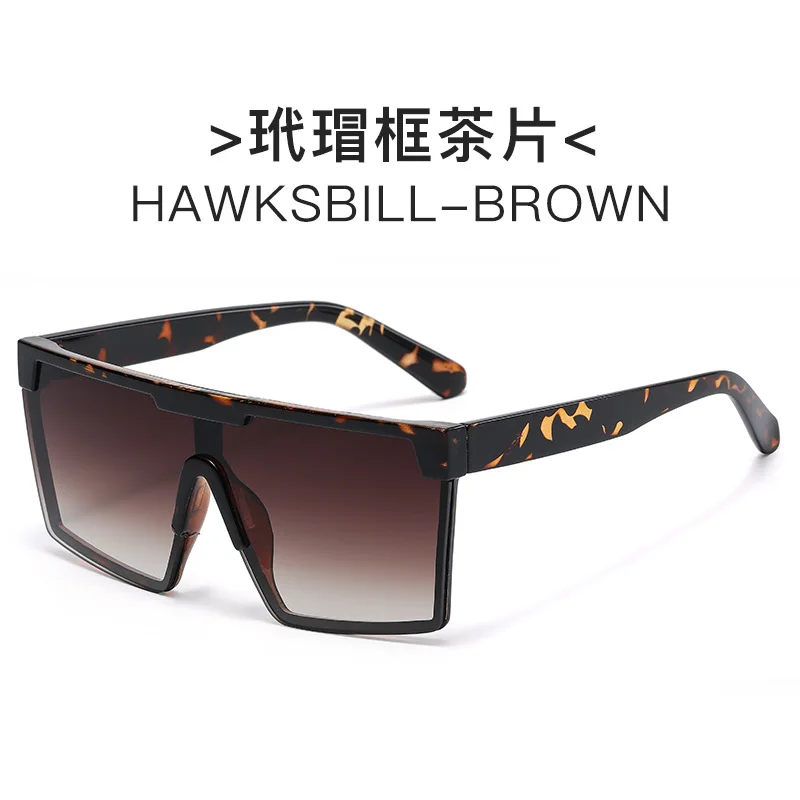 Oversized Designer Sunglasses Famous Brands UV 400 Protection One Piece Sunglasses Women