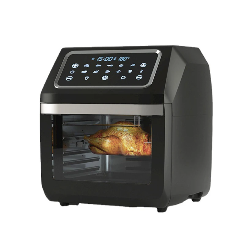 1700W 1800W 12L Air Fryer oven Adjustable thermostat with LED display and easy control for cooking without oil or with less oil