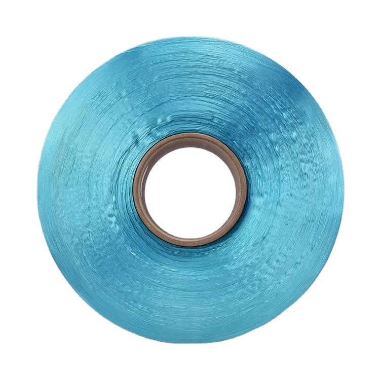 Customized t shirt yarn 100% FDY polyester sewing thread yarn from China