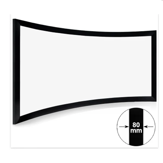 XYScreen 180 degree curved projection screen with 6m Length and 5m radius