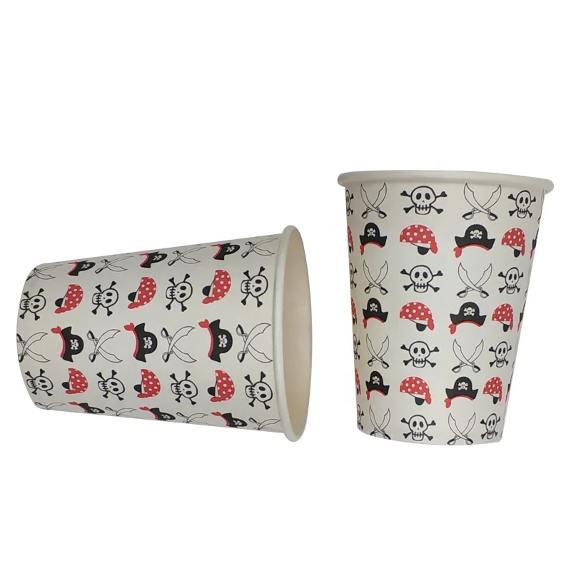 
Cartoon Printing Single Wall 7oz 8oz 9oz 16oz Disposable Eco Coffee Paper Cups 