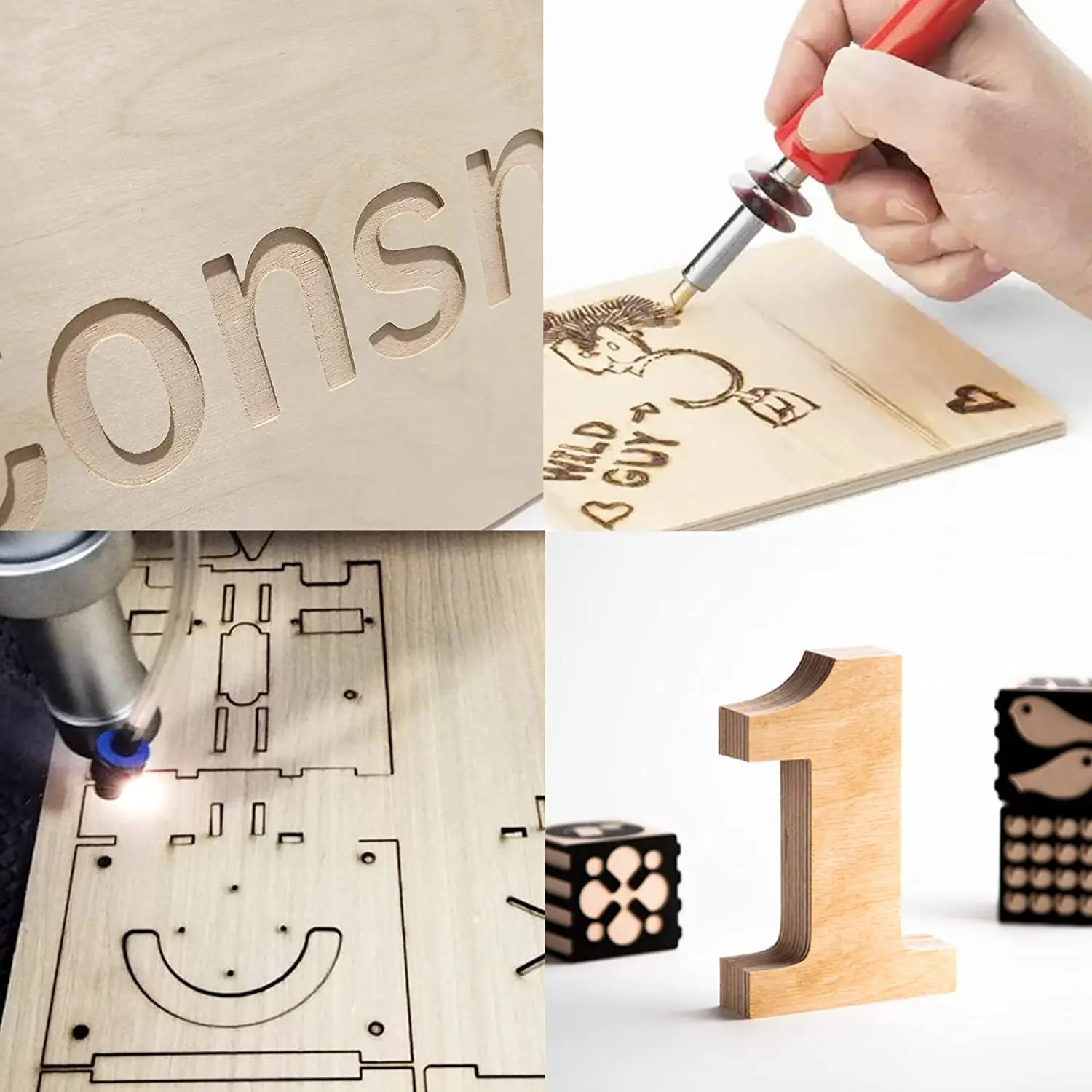Birch Laser Cut Plywood Wood Board for die making3mm 5mm 6mm 8mm 12mm 18mm