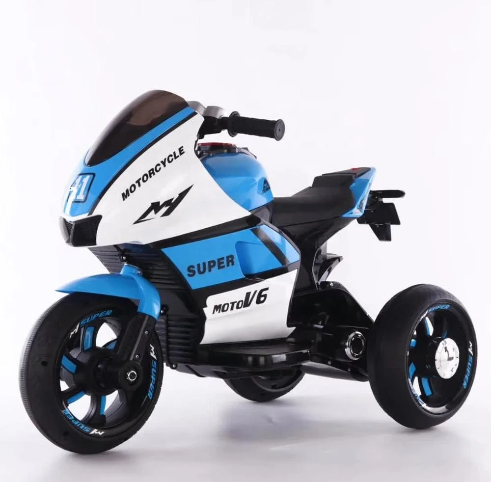 Fashion Bike 5188 Hand Race Kids Ride on Toy Car Battery Big Comfortable Seat Plastic with Battery Power Electric Cycle 1pcs/ctn