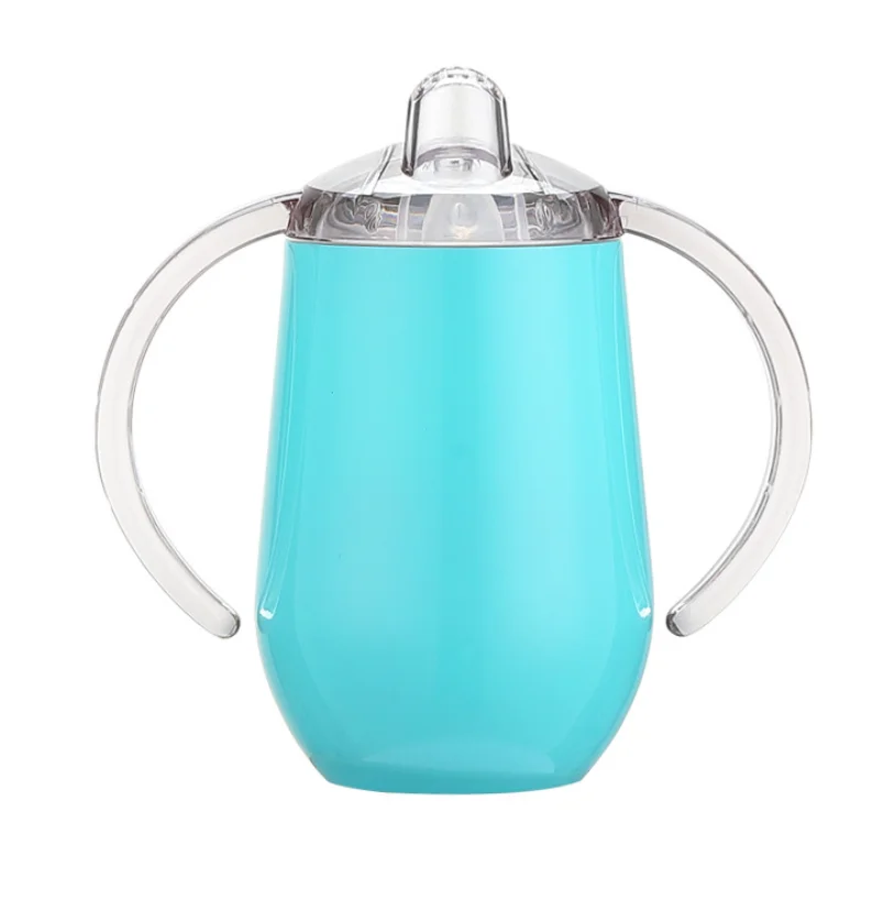 10/14oz Stainless Steel Insulated Sippy Cup for Toddler and Baby with No-Spill BPA FREE lid,  stainless steel toddler Sippy Cup