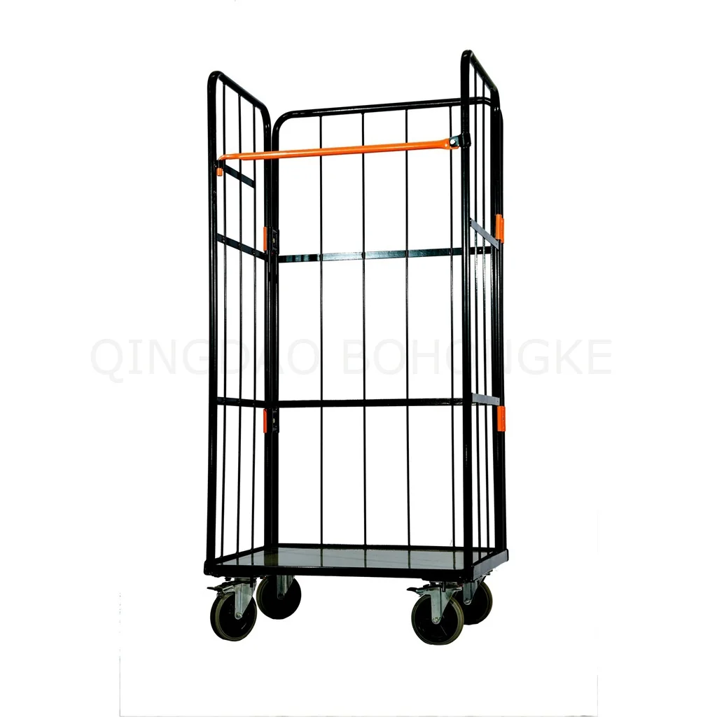 BHK18 Штабелируемый поддон для вилочного погрузчика прочный транспортный сетчатый каркас высокого качества