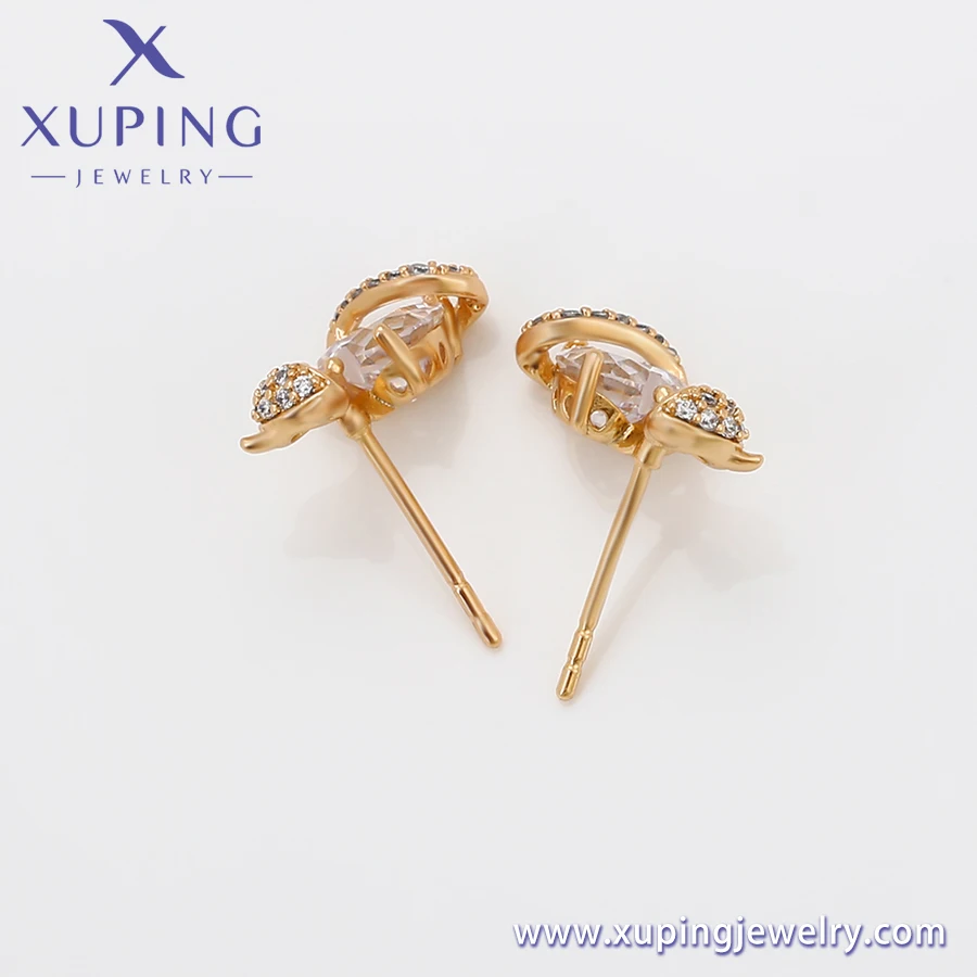 Ювелирные изделия xuping S00108813 по низкой цене мексиканские ювелирные женская повседневная одежда золото 18 карат синтетический Фианит 3 А + комплект ювелирных изделий из двух предметов