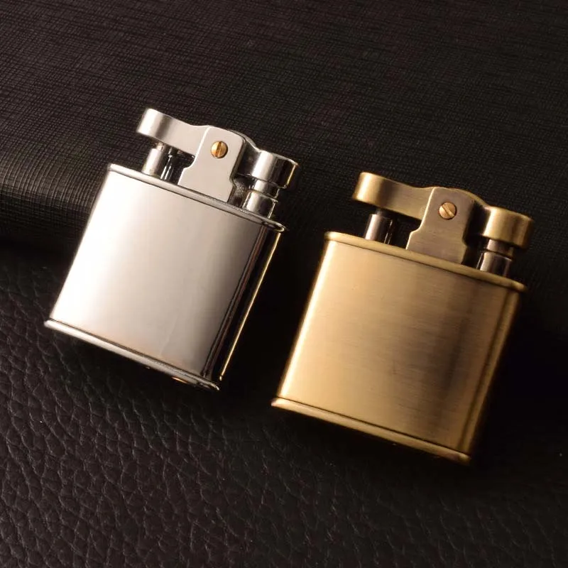 New Classical design metal flint torch kerosene oil lighter refillable for Christmas gift