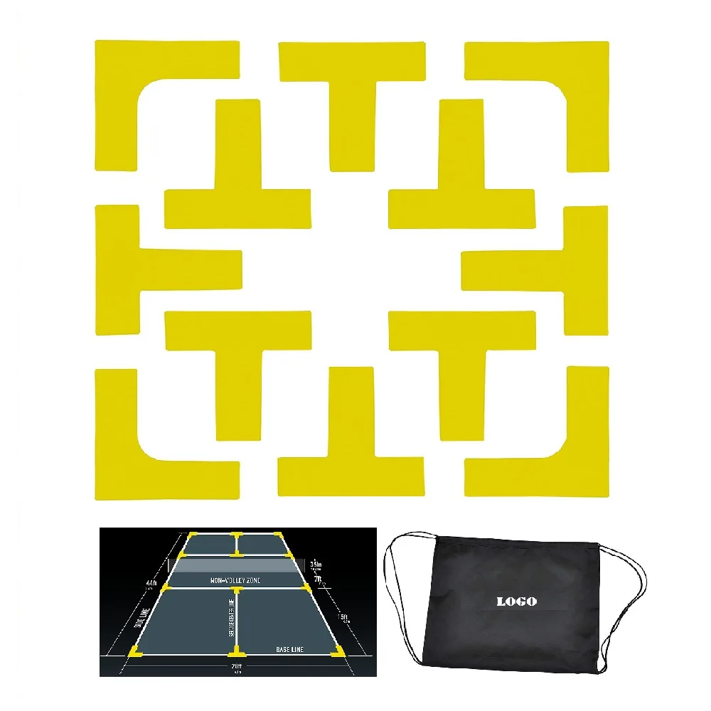 New arrival Stadium Land Boundary Sports Auxiliary Accessories Sign Pickleball Sports Stadium Boundary Marking Set
