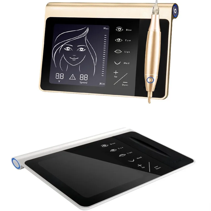a Digital Permanent Make Up Machine Microblading Eyebrow Tattoo Pen Tattoo Gun Set On Sale