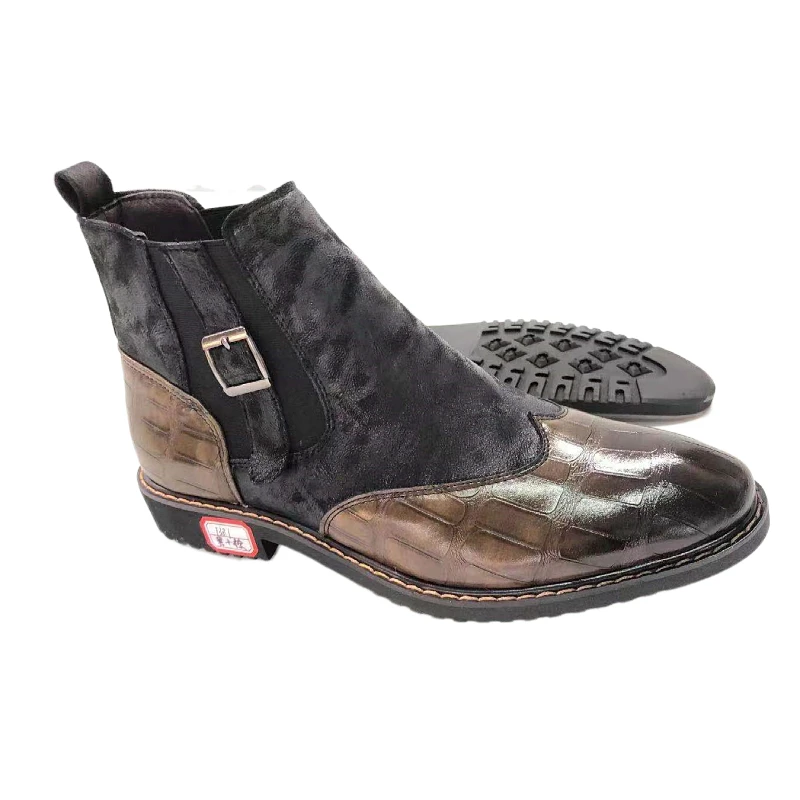 Factory price wholesale customized high-quality PU outsole  comfortable chelsea boots men men boots