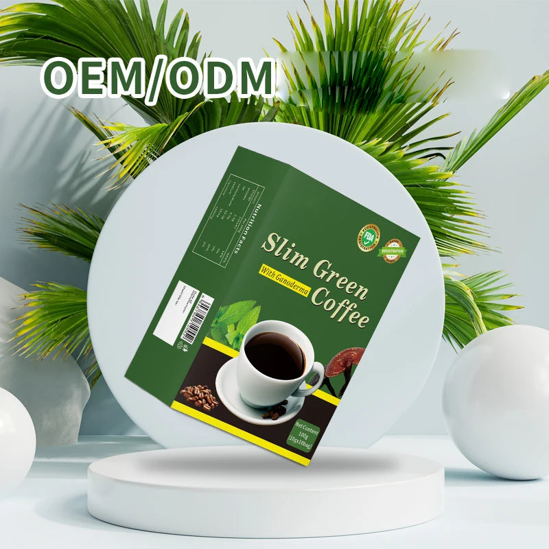 Instant Coffee Natural OEM Slimming Green Coffee Box Packaging Health Care Powder