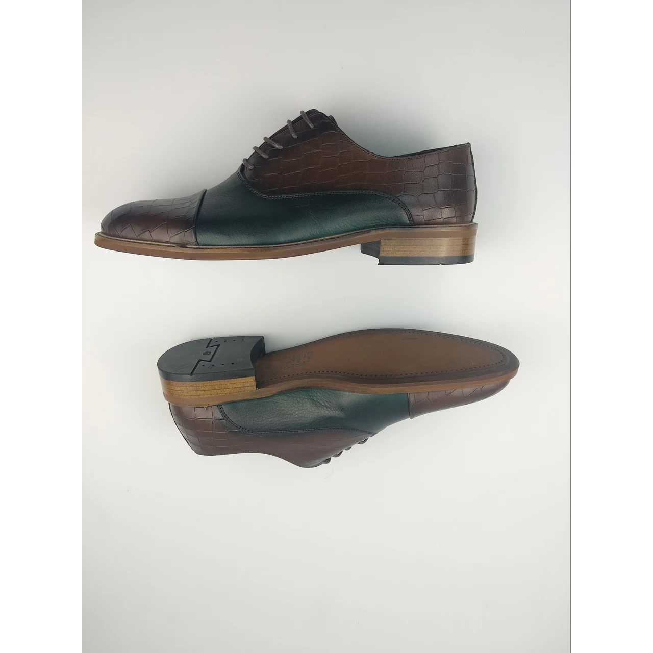 Double Colour Men Shoes Good Oualty Men Formal Best Quality Genuine Leather Turkey