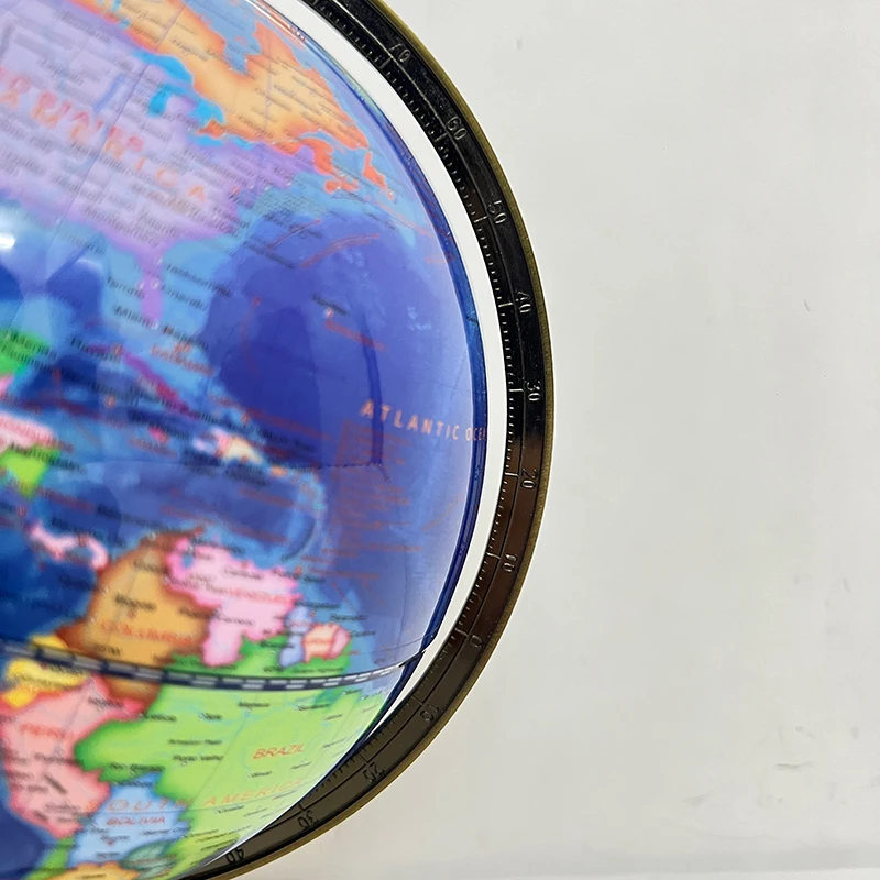 Kinglobe 8 Inch LED Light World Globe Interactive Educational Discovery Rotating Geographic Constellation AR Globe