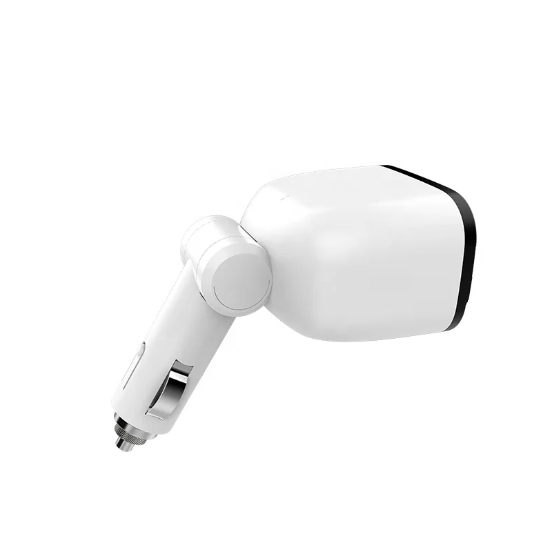 
Universal 12V 24V DC 5V 3.1A Fast Charge Cigarette Lighter Adapter Dual USB Car Charger With 2 Cig And Voltage Screen Display 