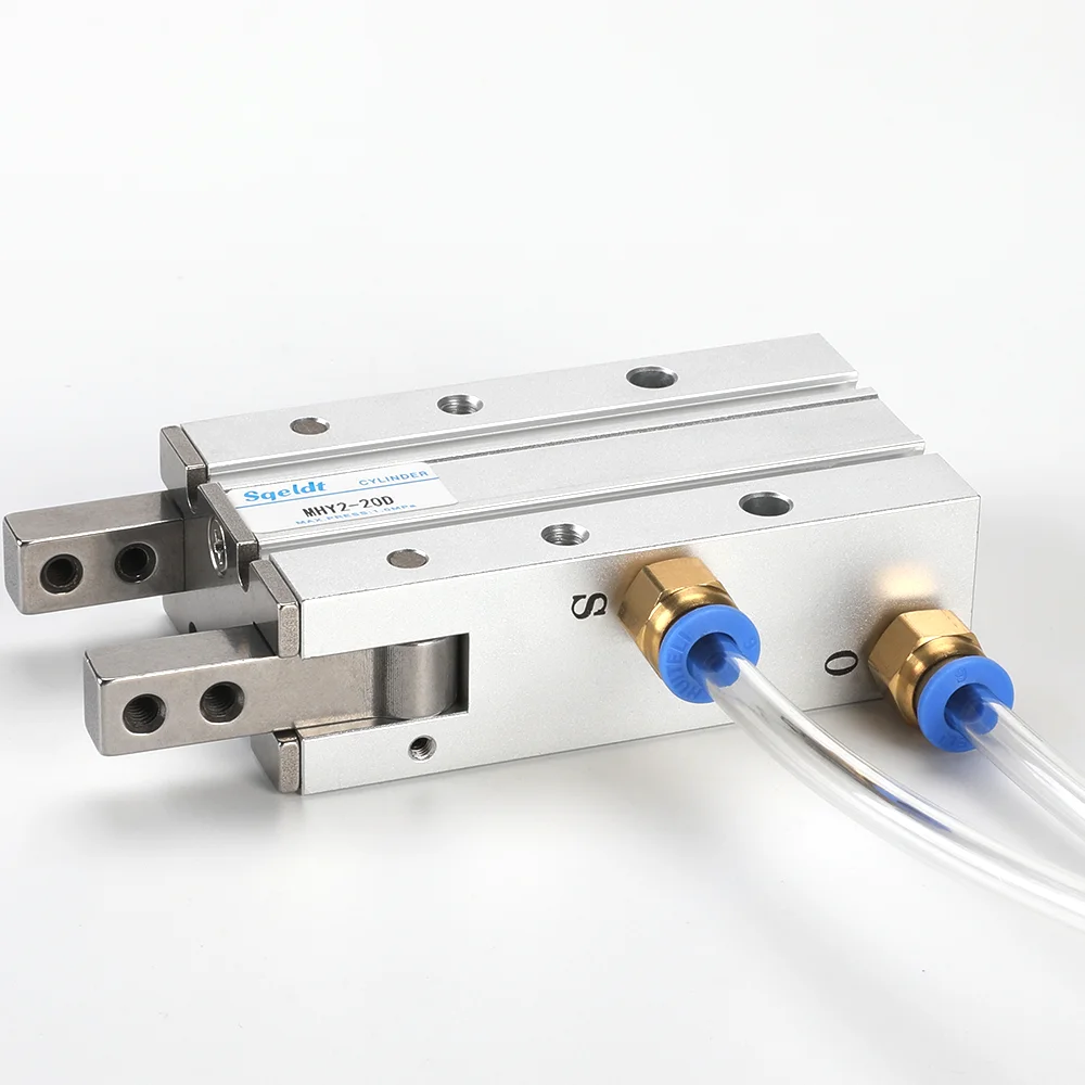 SMC type manipulator gripper 180 degree opening and closing pneumatic finger air  cylinder HFR/MHY2-16D/10D/20D/25D