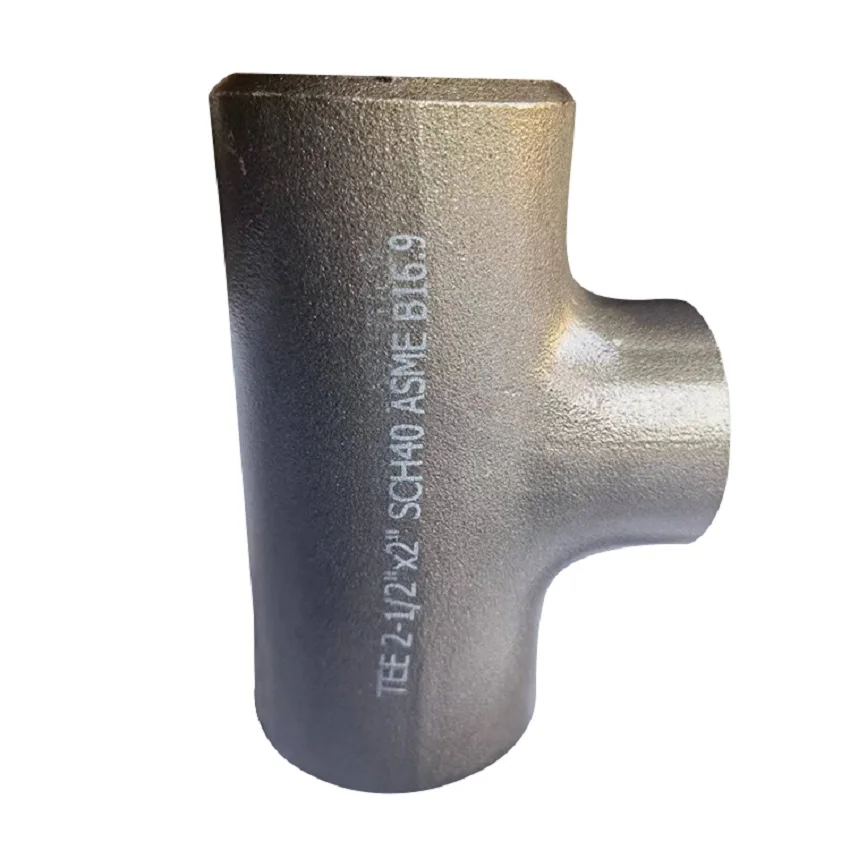 Hot Sale Custom Stainless/carbon steel 304 316 Weld reducing seamless tee