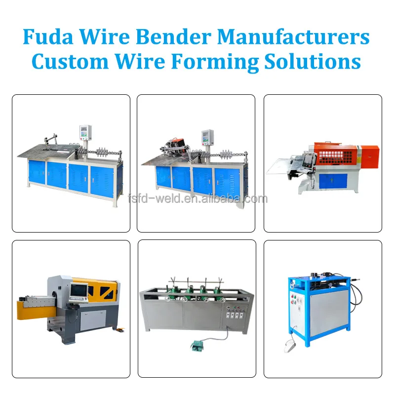 Rotary head 3D CNC wire bending machine